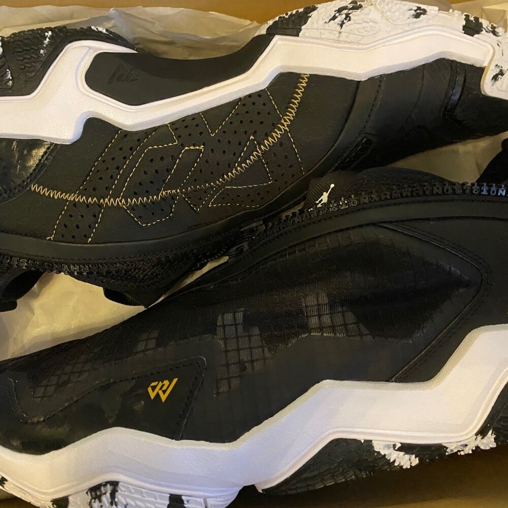 🔥 Jordan Why Not .6 - Black/Gold/White - Men's Size 12 🔥